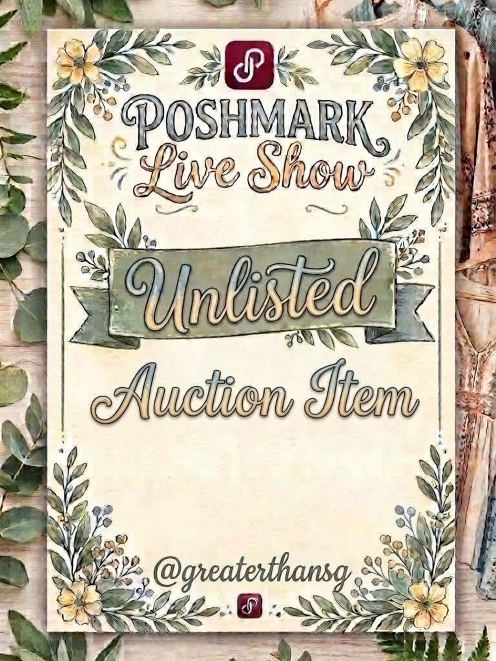 Unlisted Auction Item